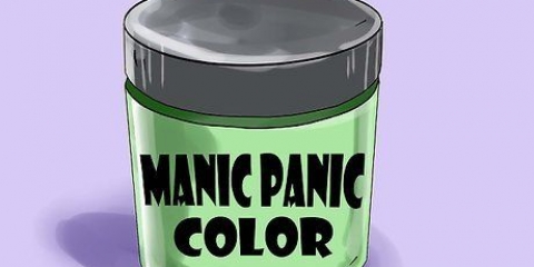 Pinte seu cabelo com tintura de cabelo manic panic