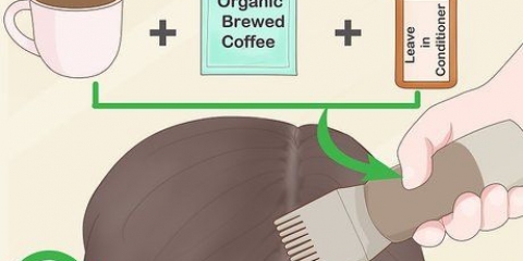 Tingir o cabelo com chá, café e ervas