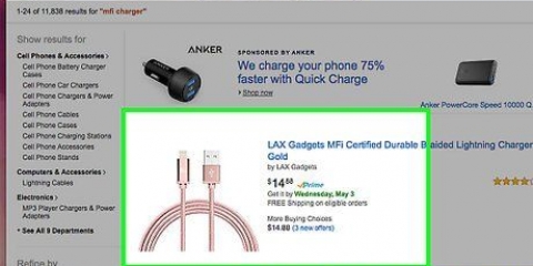 Carregue seu iphone com um cabo lightning de terceiros
