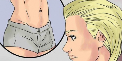 Mantendo o piercing no umbigo limpo