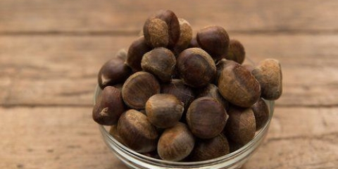 Preparando castanhas