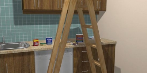 Retoque de armários de cozinha