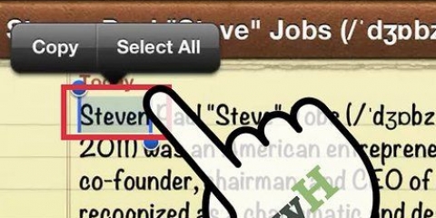Copie e cole no seu iphone, ipad e ipod touch