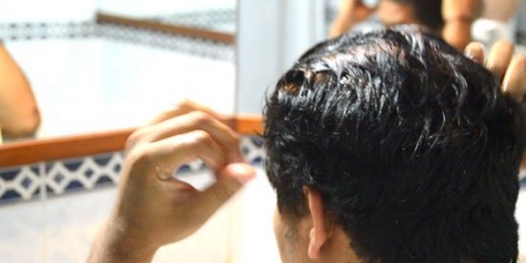 Aplique requeijão no cabelo