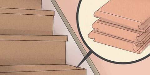 Colocar laminado em uma escada