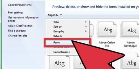 Instale fontes no seu pc