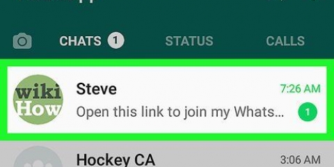 Participe de um grupo do whatsapp no ​​android