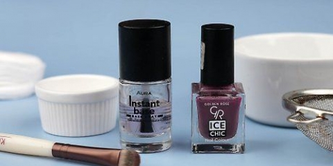 Fazendo esmalte fosco