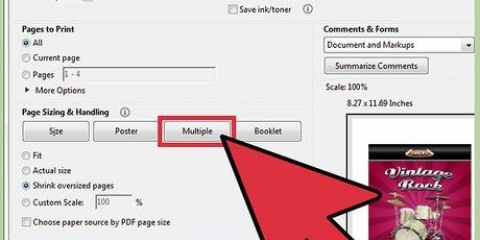 Imprima várias páginas por folha de papel no adobe reader