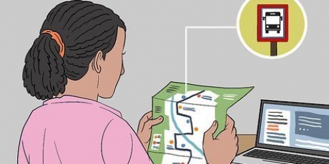 Viajar de ônibus de transporte público
