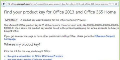 Instale o microsoft office