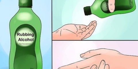 Usando álcool isopropílico