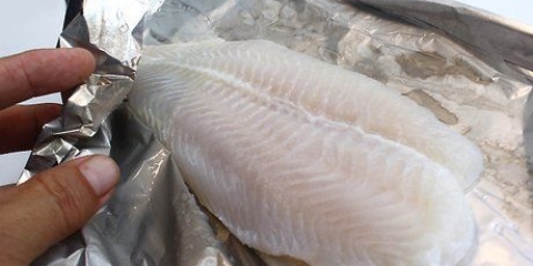 Prepare o filé de pangasius