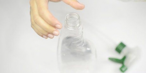 Limpeza de plástico