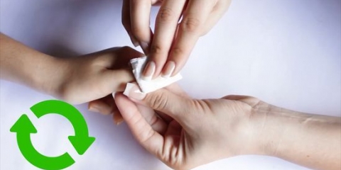 Aplicação de unhas em pó
