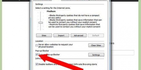 Bloquear pop-ups na internet