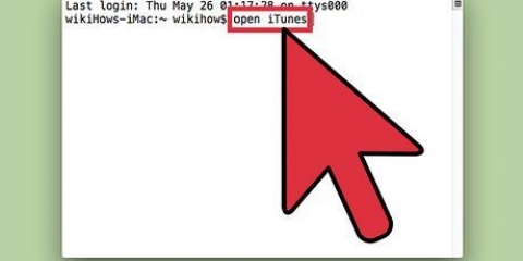 Abra aplicativos usando o terminal em um mac