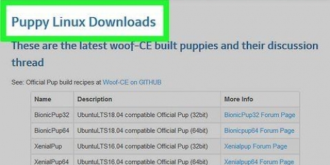 Instale o puppy linux no seu pc