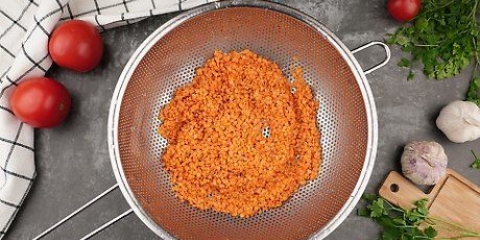 Cozinhar lentilhas vermelhas