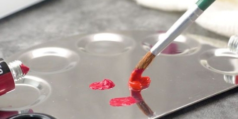 Escurecer a tinta vermelha