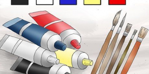 Pintando com tinta acrílica