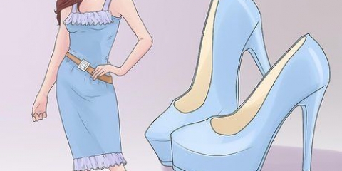 Escolhendo sapatos com uma roupa