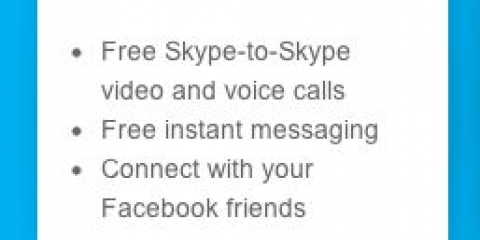 Instale o skype no seu computador