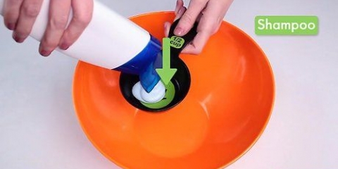 Faça slime com shampoo