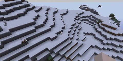 Encontrando esmeraldas no minecraft
