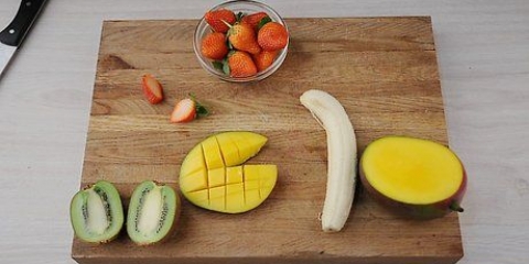 Fazendo smoothies sem liquidificador