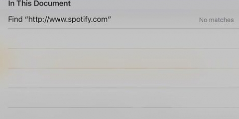 Pare o spotify em um iphone
