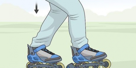 Pare em patins em linha