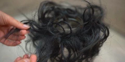 Cabelo sintético encaracolado