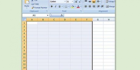 Criar tabelas no excel