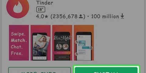 Usando o tinder