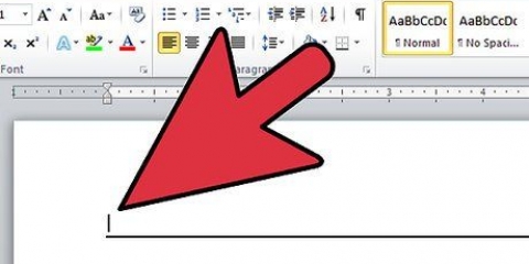 Livrando-se de uma linha horizontal no ms word