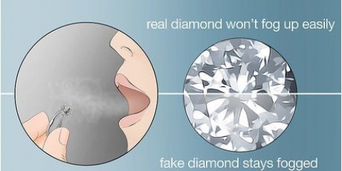 Determinando se um diamante é real