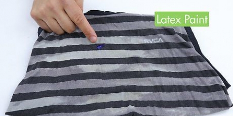 Remova a tinta das roupas