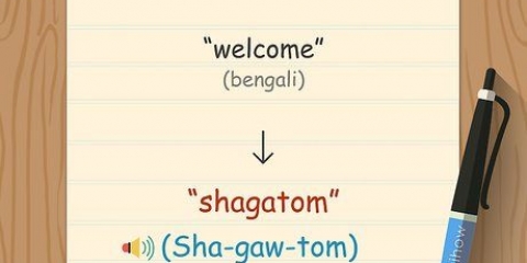 Diga bem-vindo em diferentes idiomas