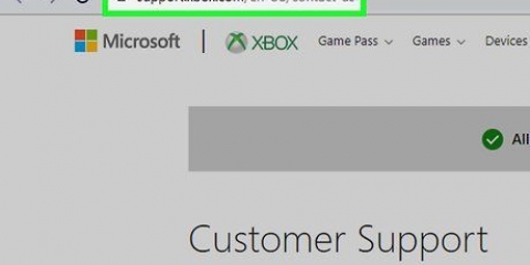 Entre em contato com o xbox live