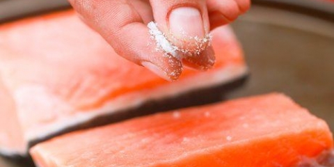 Salmão de churrasco