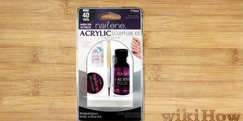 Faça suas próprias unhas de acrílico