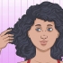 Descoloração de cabelo afro
