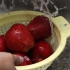 Secando maçãs
