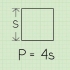 Calculando o perímetro de um quadrado