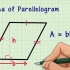 Calcular a área de um triângulo isósceles