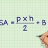 Determinando a área de uma pirâmide