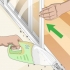 Limpando os trilhos de uma porta de vidro deslizante