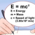 E=mc2 entende