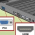 Conecte um monitor ao seu laptop
